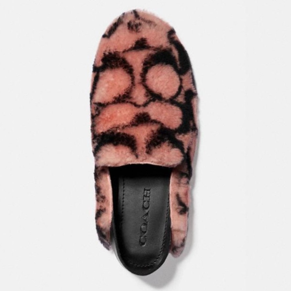 NWT Coach Signature Shearling Loafers - Picture 4 of 10